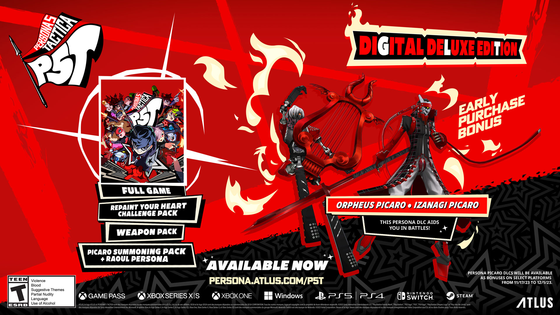 Persona 5 Tactica Digital Deluxe PS4 & PS5